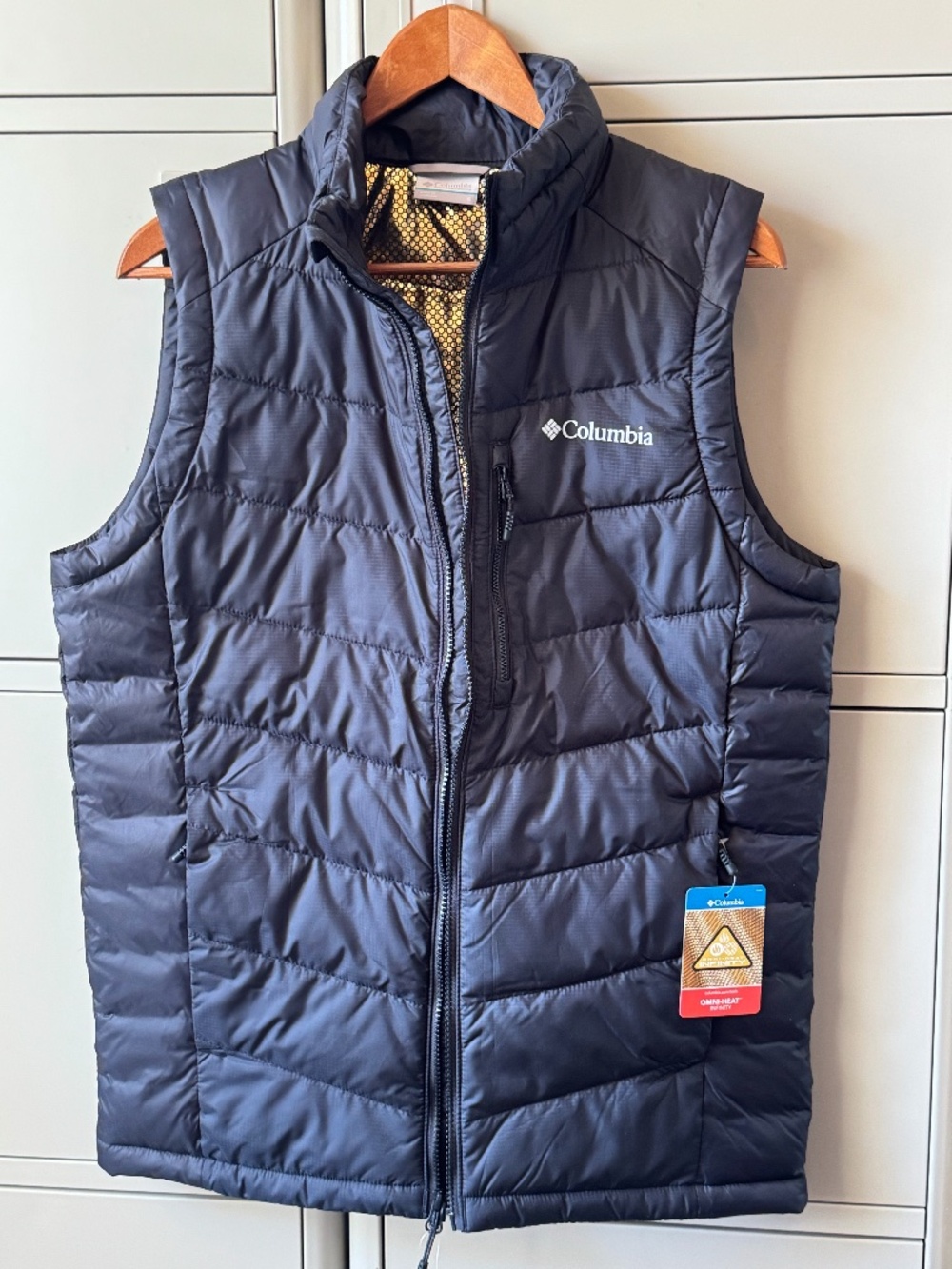 Columbia Omni-heat Infinity Insulated Puffer Vest NWT MENS